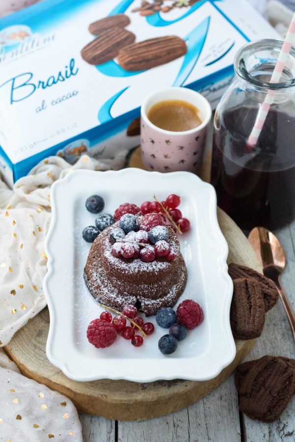 Tortini al cuore caldo con i Brasil Gentilini