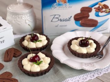 Crostatine al cacao senza cottura