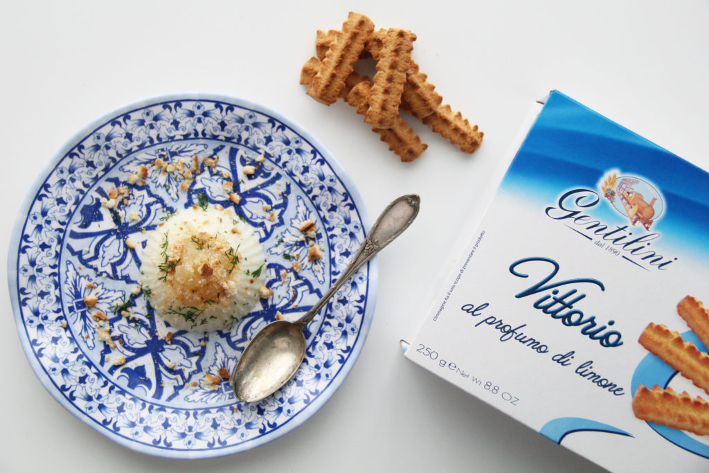 Panna cotta alla vaniglia con marmellata di limoni e Vittorio