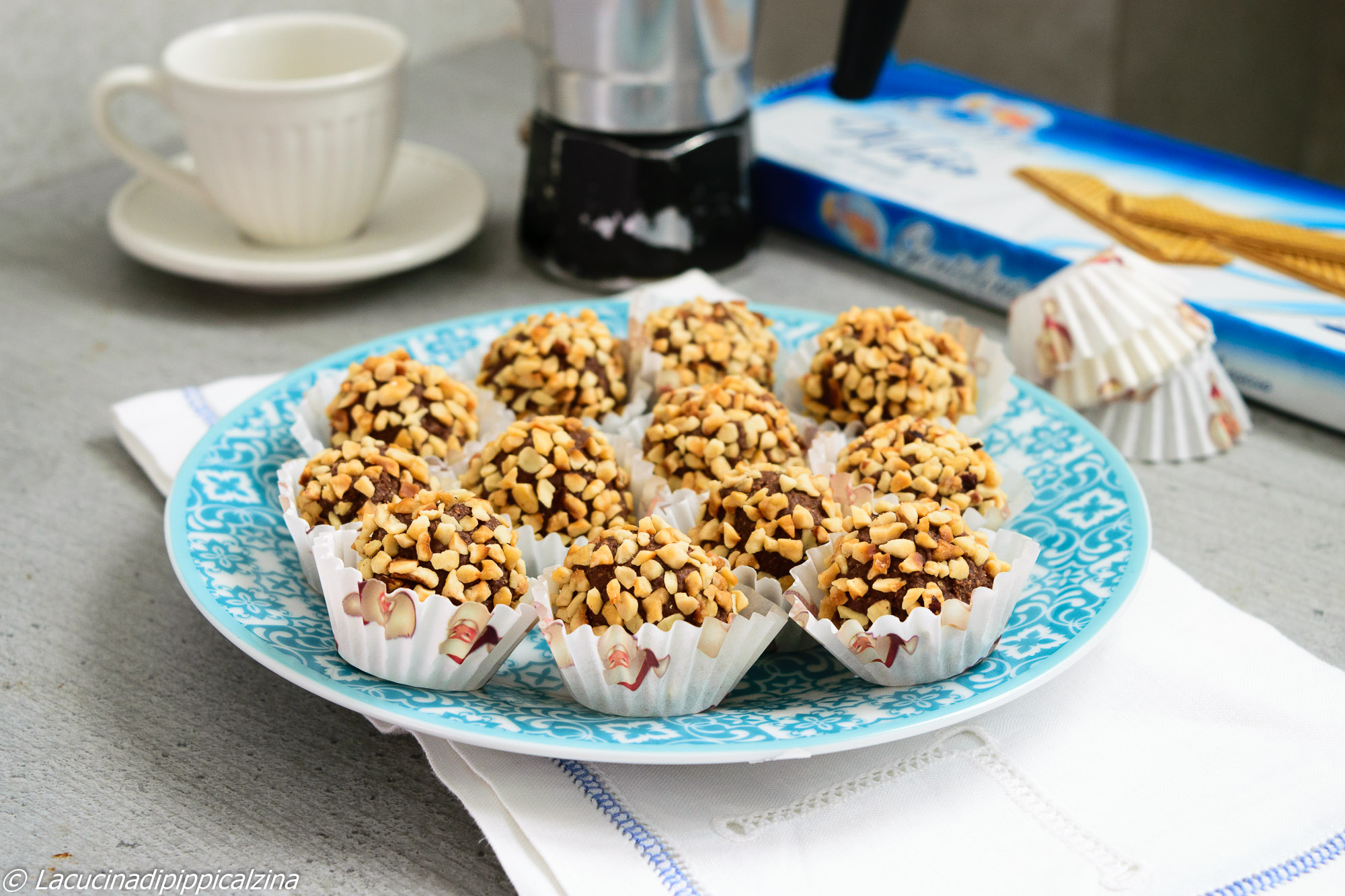 Cioccolatini alla nocciola con Wafer Gentilini